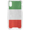 Italy Flag Distressed iPhone XS Clear Case
